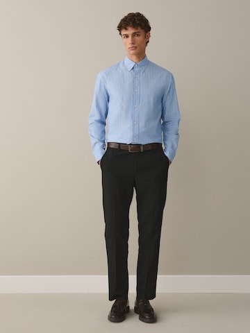 Next Comfort fit Button Up Shirt in Blue