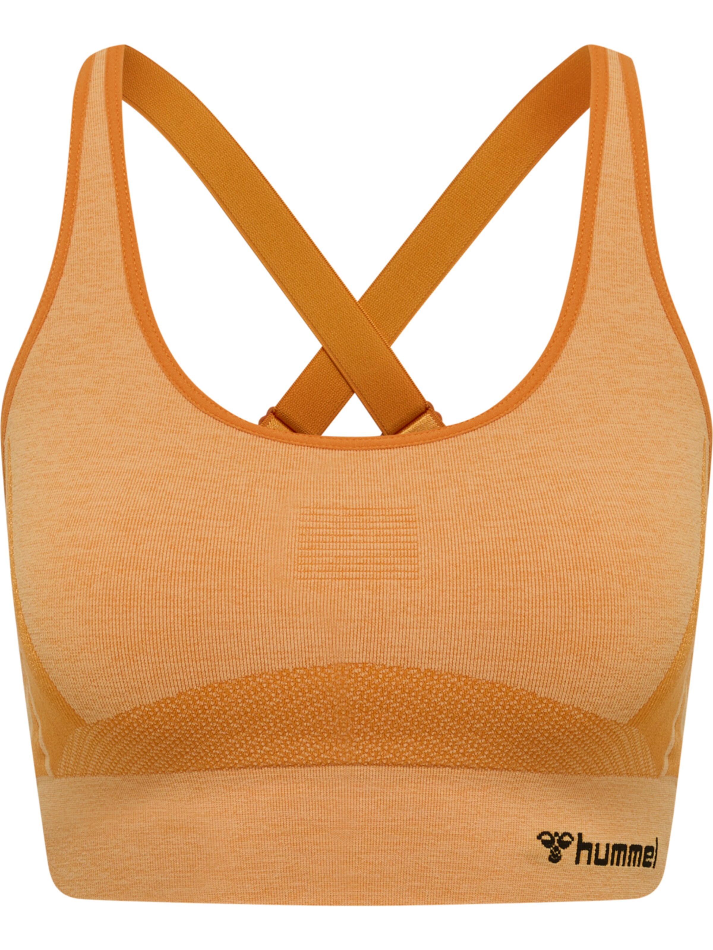 Bustino Top sportivo di Hummel in arancione: frontale