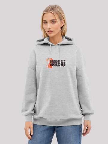 Pull-over 'Geishora Japan Streetstyle' F4NT4STIC en gris : devant