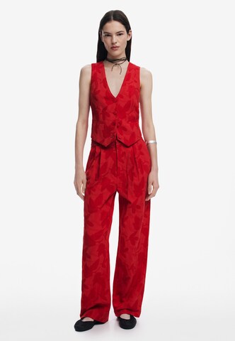 Wide Leg Pantalon à pince Desigual en rouge