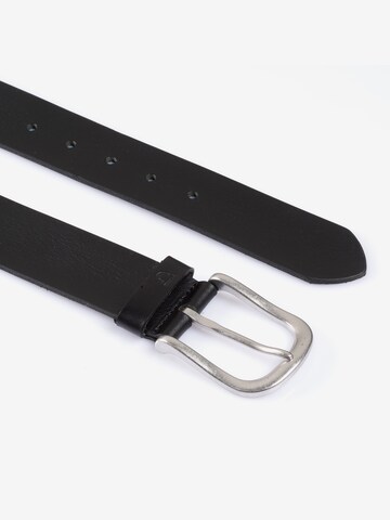 TOM TAILOR DENIM Belt 'Joe' in Black