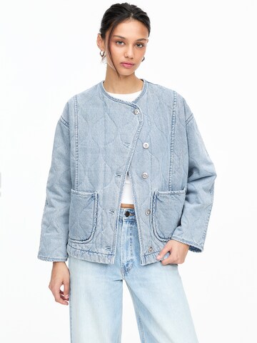 Veste mi-saison Pull&Bear en bleu : devant