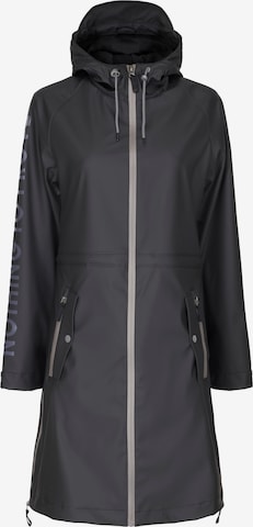 Notyz Raincoat 'Nina' in Black: front