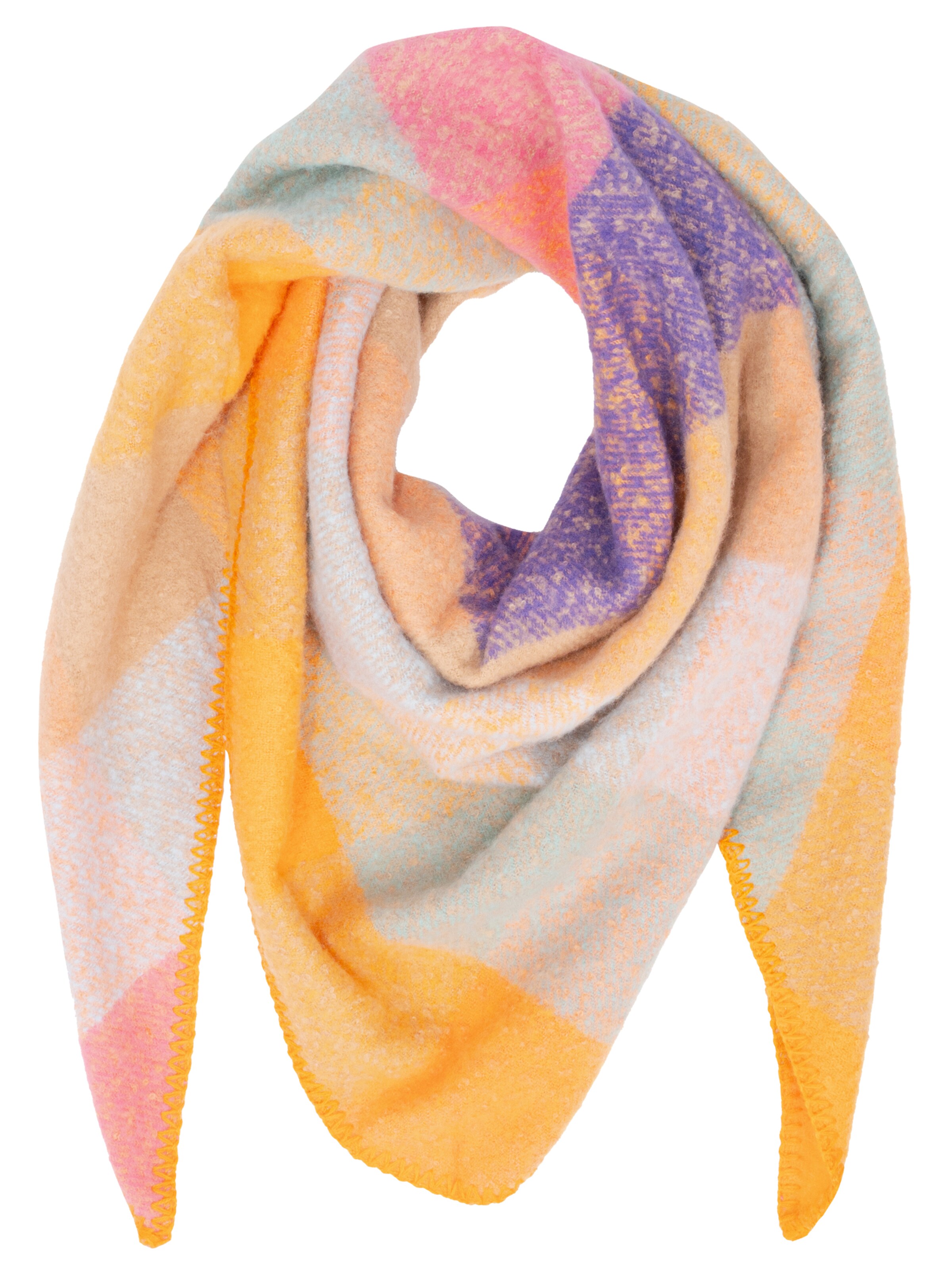 Seasons of April Schal 'Greta' in Orange: Vorderseite