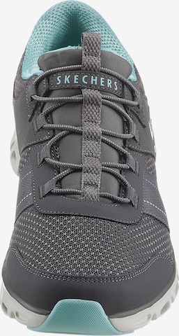 SKECHERS - Sapatilhas slip-on em cinzento