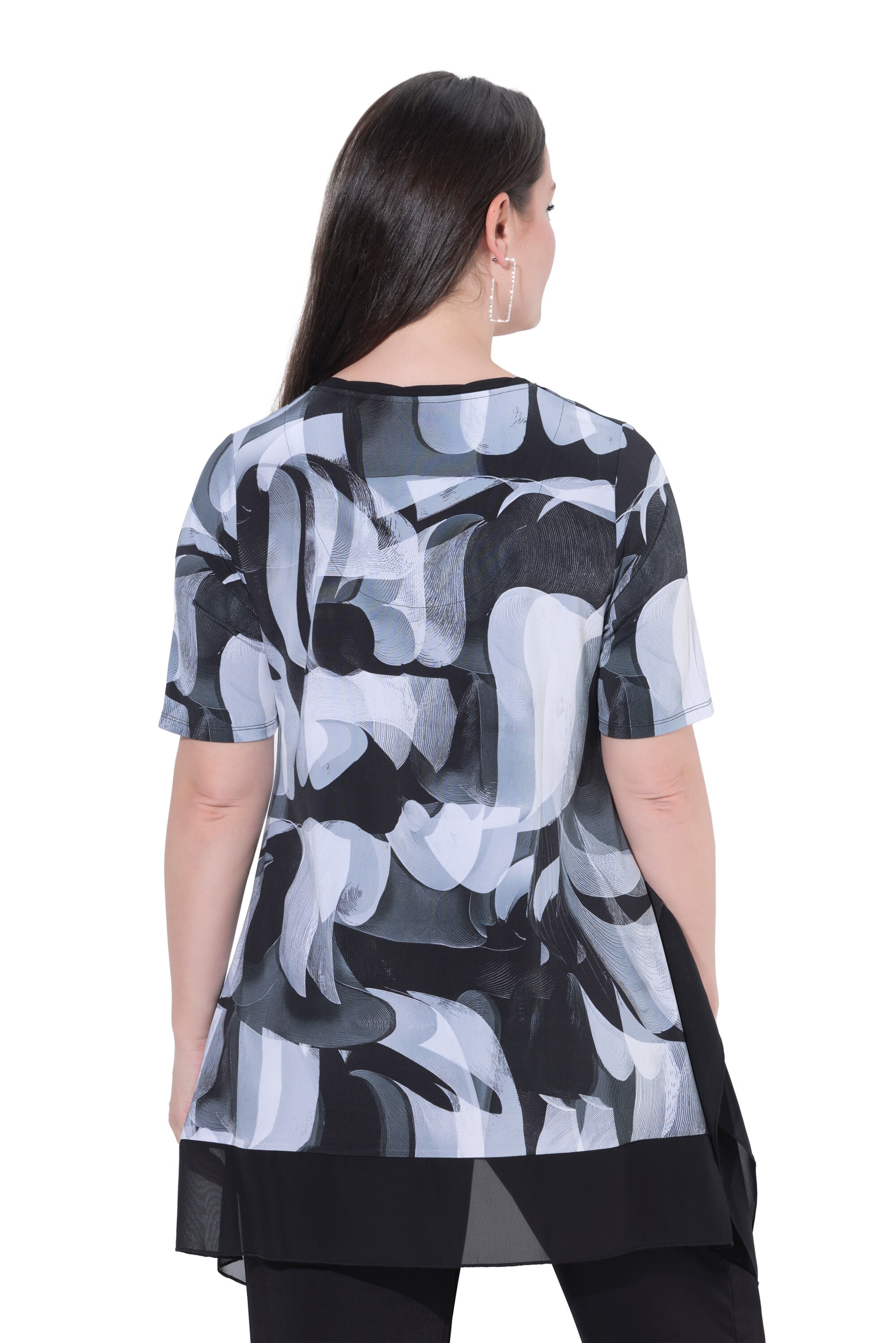 Ulla Popken Bluse in Schwarz