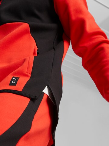 PUMA Športna jakna 'Hoops Team Dime' | rdeča barva