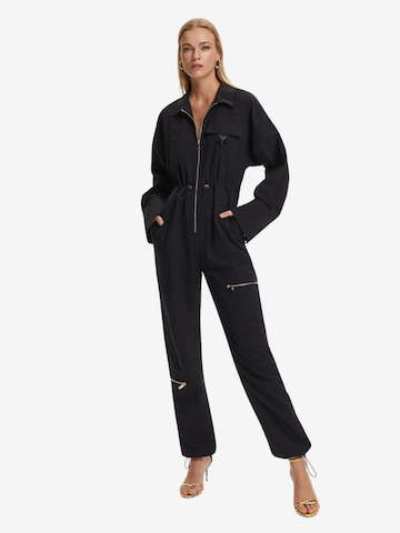 NOCTURNE Jumpsuit in Zwart: voorkant