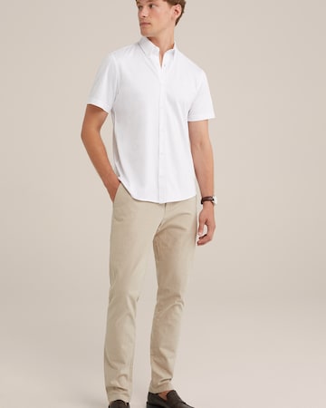 WE Fashion Slim Fit Hemd in Weiß
