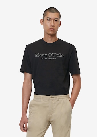 T-Shirt Marc O'Polo en noir : devant