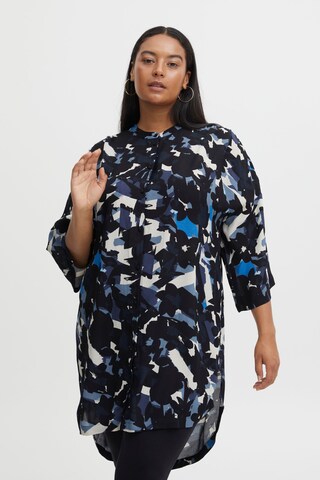 Fransa Blouse in Blauw: voorkant