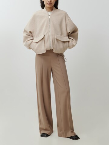 EDITED Wide Leg Hose 'Leva' in Braun