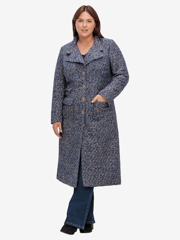 SHEEGO Between-Seasons Coat in Blue: front