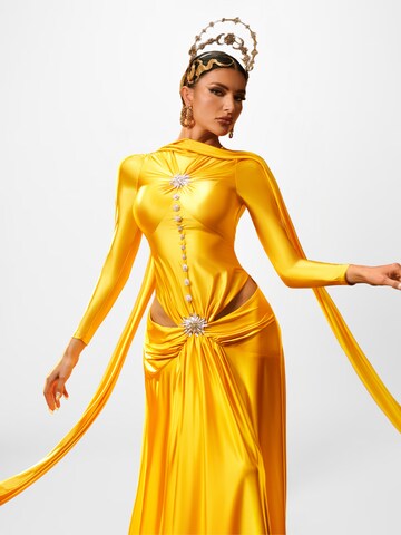 Mew Mews Dress 'Panya' in Gold