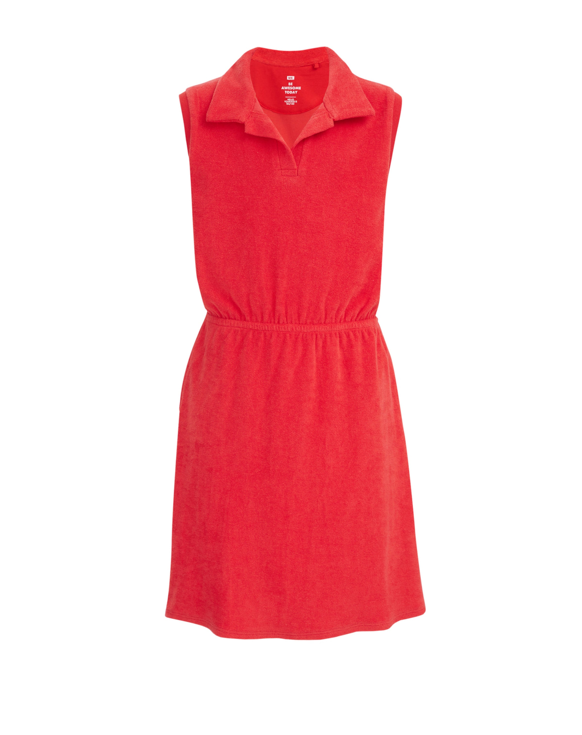 WE Fashion Obleka | rdeča barva: sprednja stran