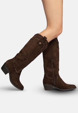 Bottes de cowboy Salinyang en marron