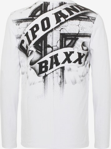 CIPO & BAXX Sweatshirt in Weiß