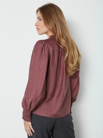 Chemisier 'Tassy' co'couture en violet