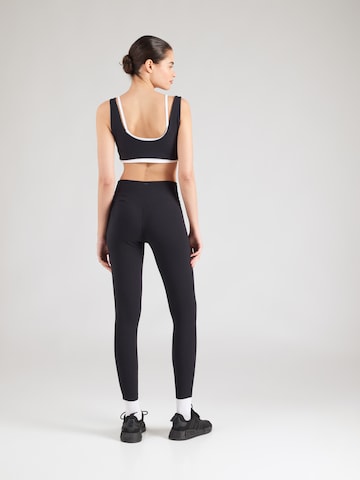 Skinny Pantalon de sport Abercrombie & Fitch en noir
