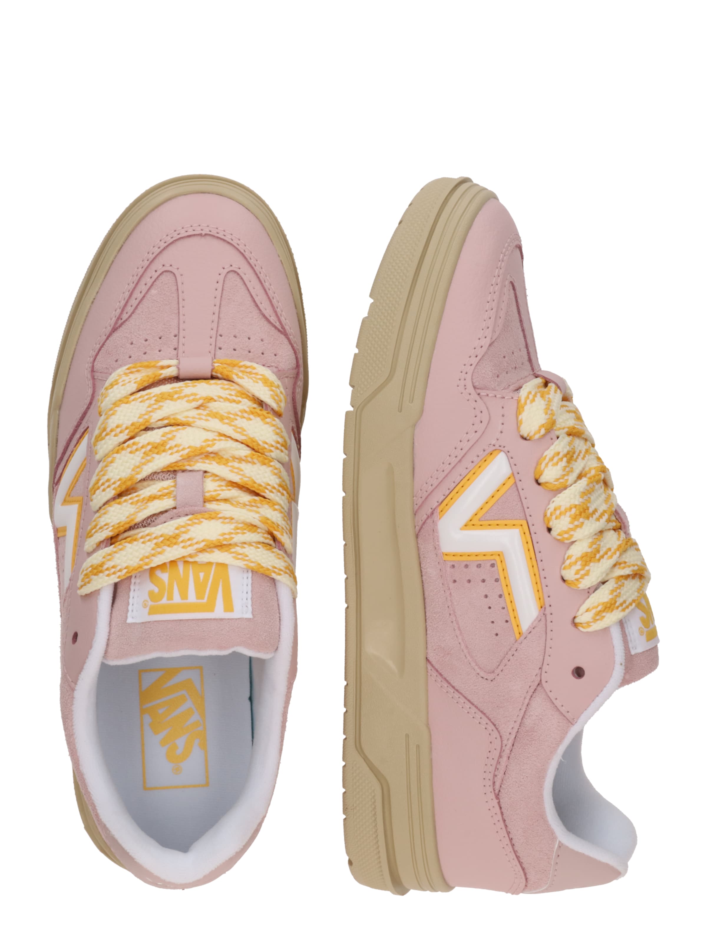 VANS Низкие кроссовки 'Upland' в Ярко-розовый: сбоку