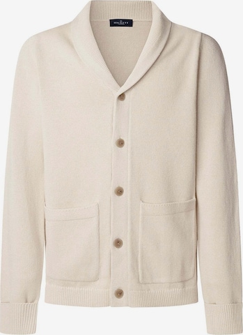 Vestes en maille Hackett London en beige : devant