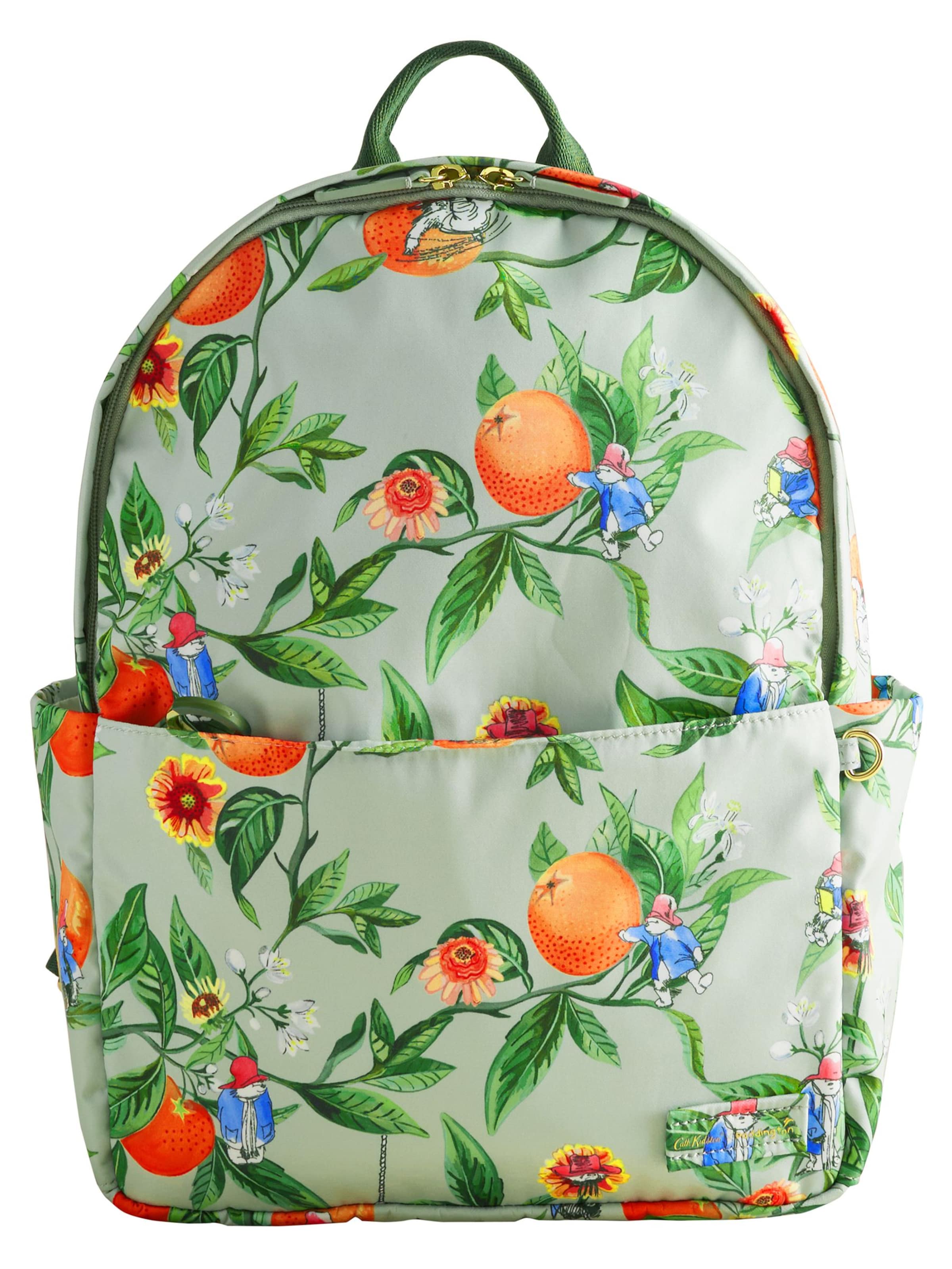 Cath Kidston - Mochila 'Paddington' em verde: frente