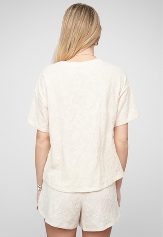 VILA Shirt 'Blomst' in Beige