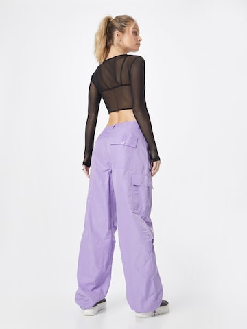 Loosefit Pantalon cargo Oval Square en violet