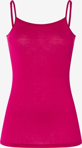 Hanro Top ' Ultralight ' in Red: front