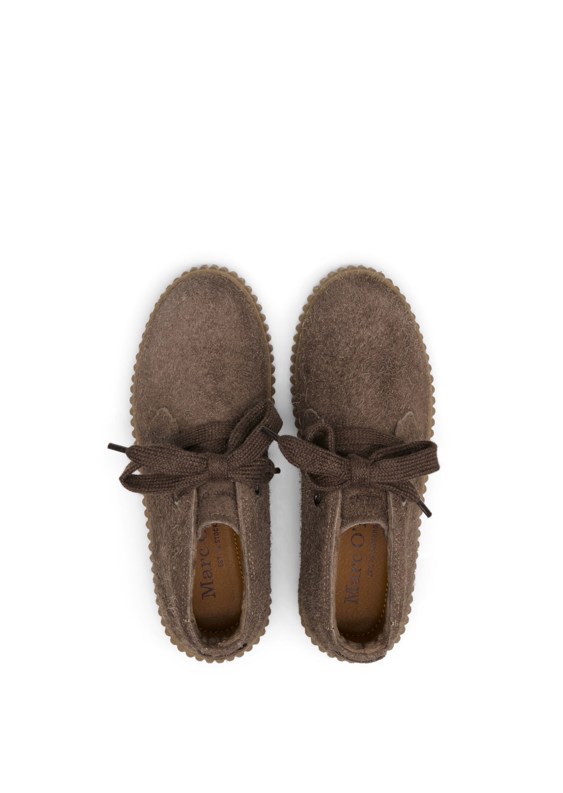 Marc O'Polo Schnürschuh 'Bianca' in Grau: oben