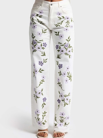 IT'S BASIC Loosefit Jeans 'LOOSE HIGH RISE JEANS' in Wit