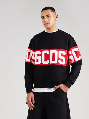 GCDS Sweatshirt in Zwart: voorkant