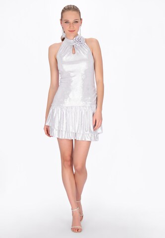 myMo at night Jurk 'Party' in Wit