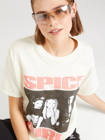 T-shirt 'Spice Girls' Nasty Gal en beige