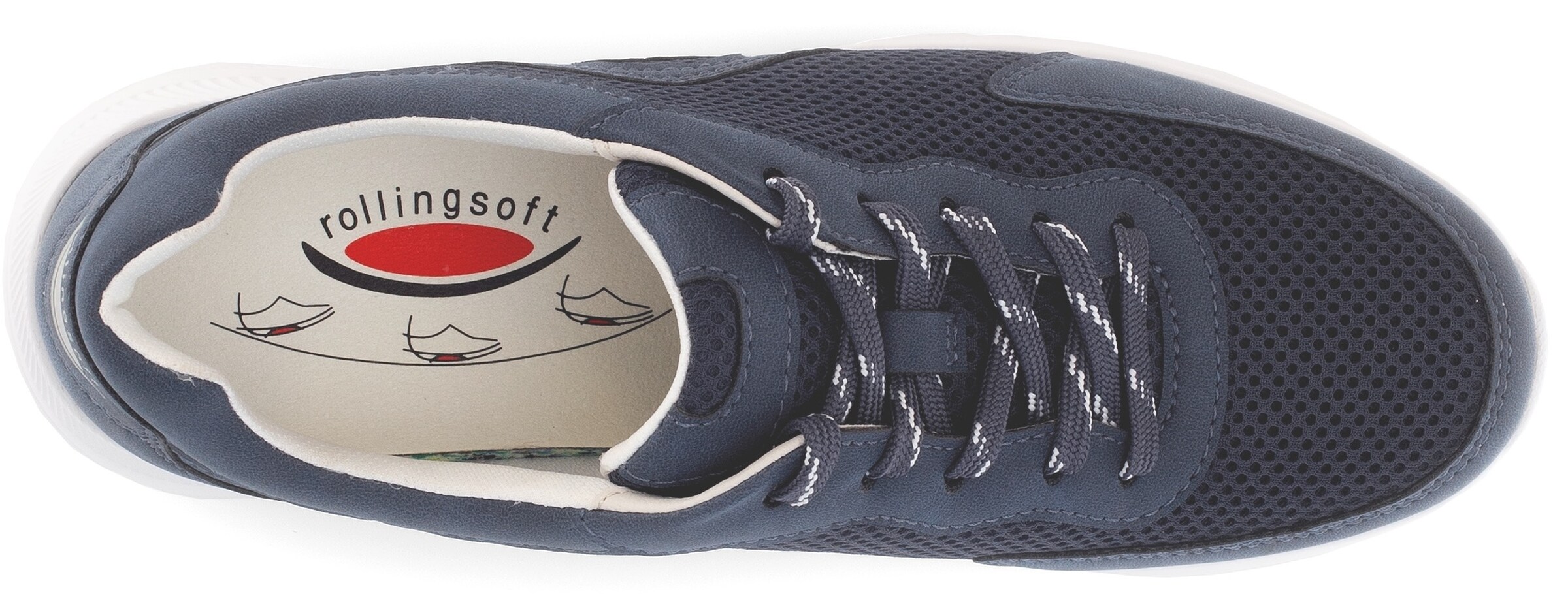 Gabor Rollingsoft Sneaker in Blau