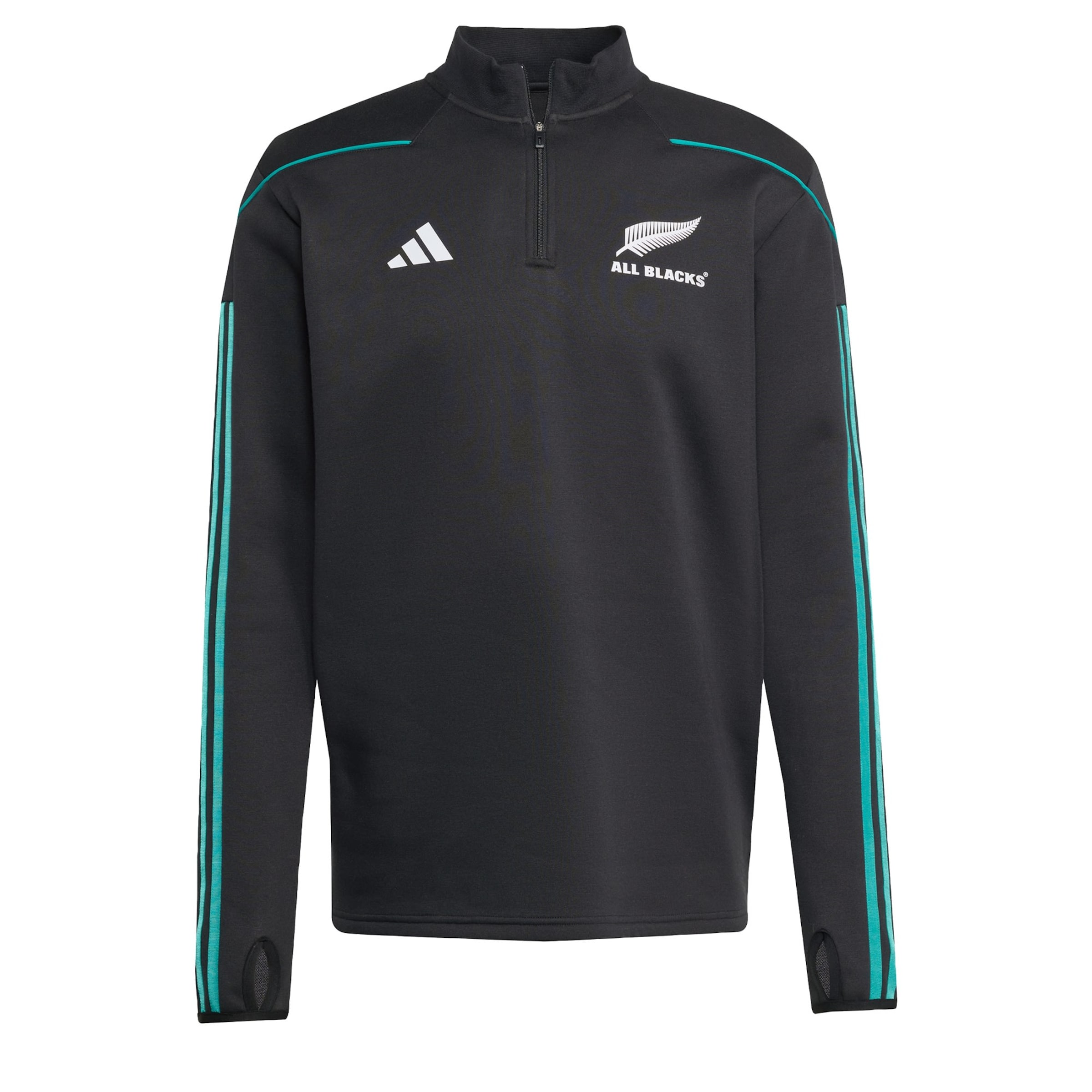 Pull-over de sport 'All Blacks' ADIDAS PERFORMANCE en noir : devant