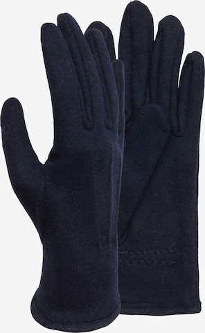 Gants Boggi Milano en bleu : devant