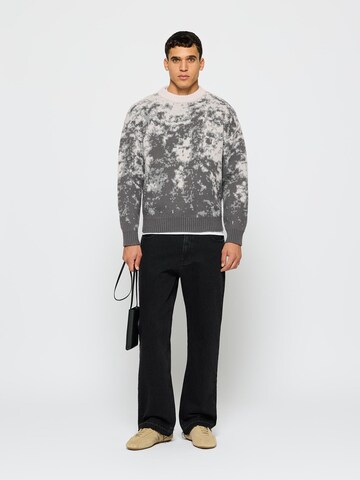 Burocs Sweater 'Pixel' in Grey