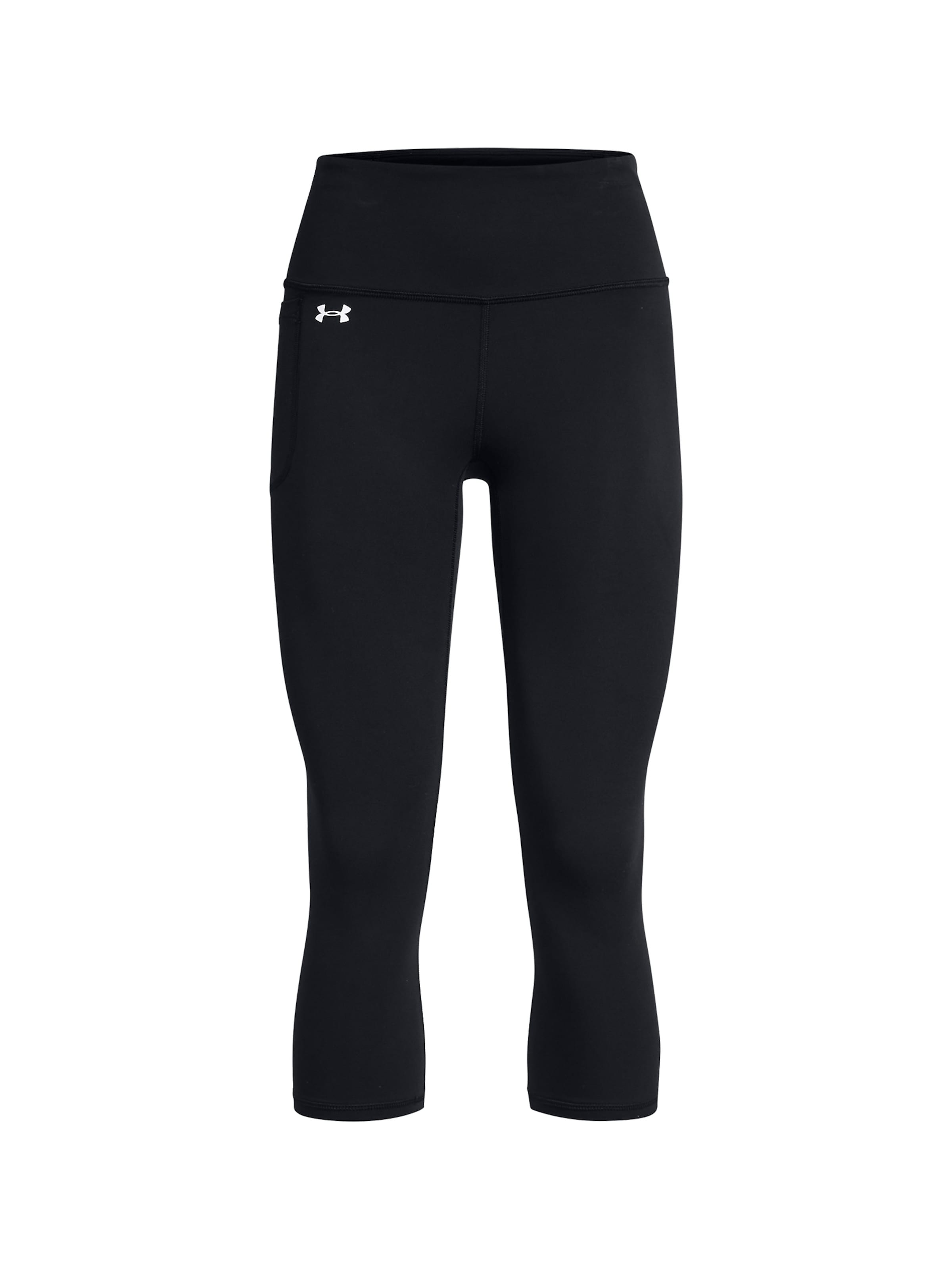 UNDER ARMOUR Skinny Sportbroek 'Motion Capris' in Zwart: voorkant