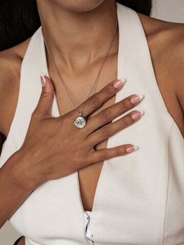 Hey Happiness Kette 'Eternity Locket' in Silber