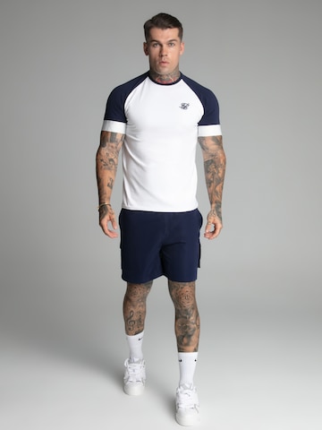 SikSilk Shirt 'Tech' in White