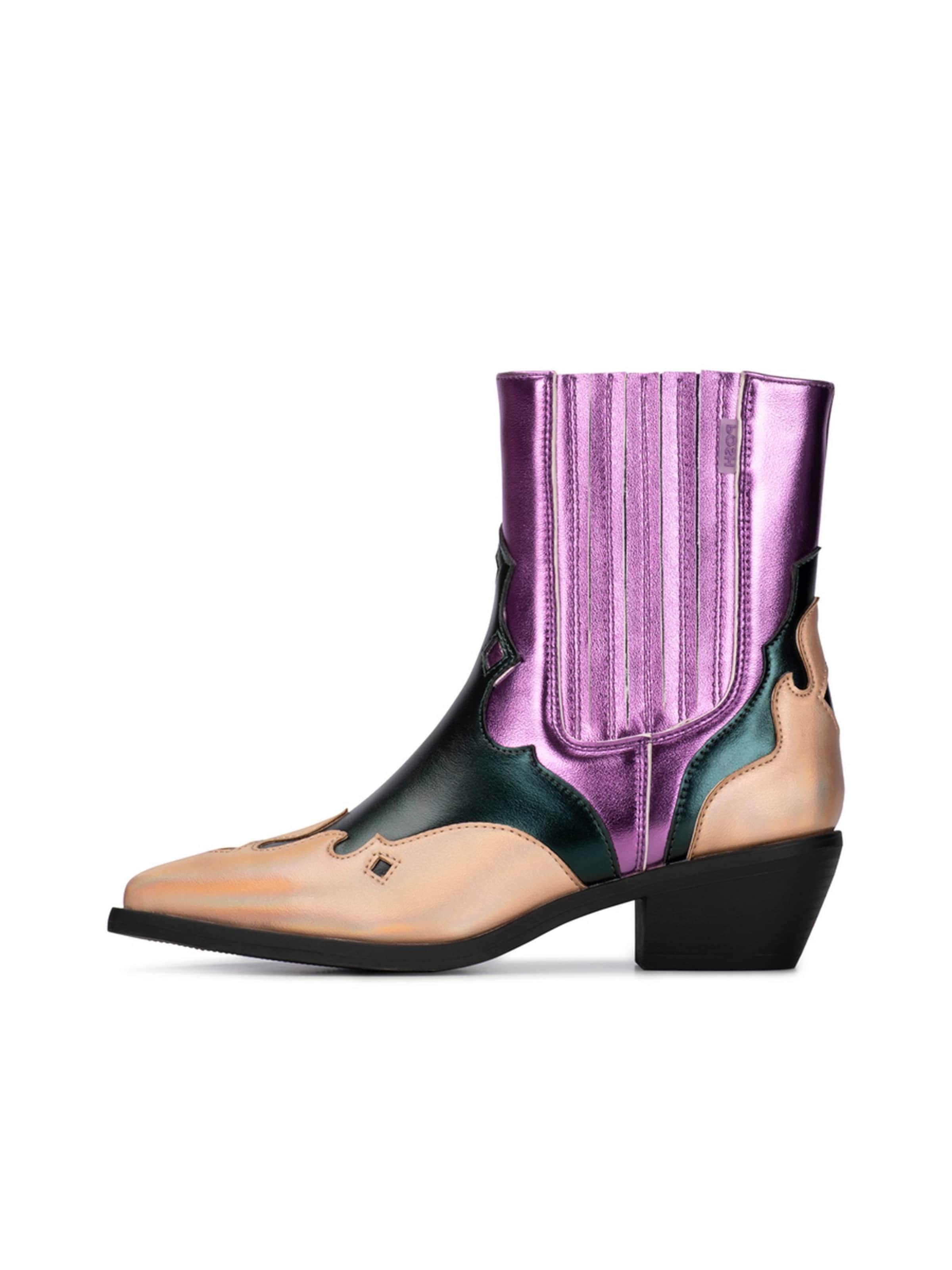 Boots 'Roxi' POSH by Poelman en rose : devant