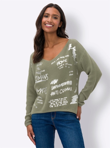 heine Pullover i grøn: forside