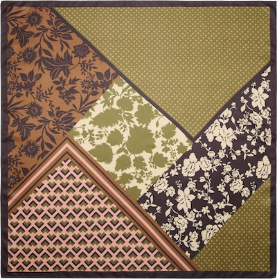 MANGO Šal 'FABIANA' u boja pijeska / smeđa / maslinasta / roza, Pregled proizvoda