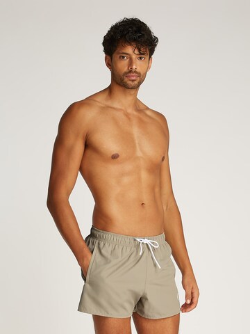 Pantaloncini da bagno di Calvin Klein Swimwear in beige