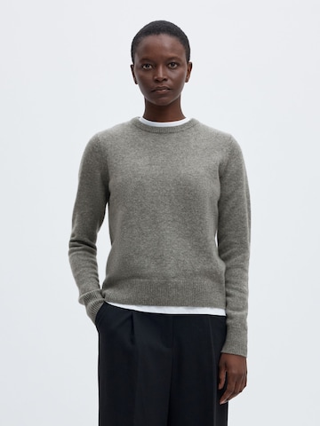 SELECTED Sweater in Grey: front