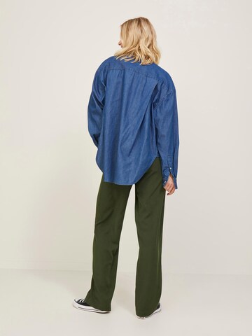 JJXX Wide leg Broek 'Poppy' in Groen