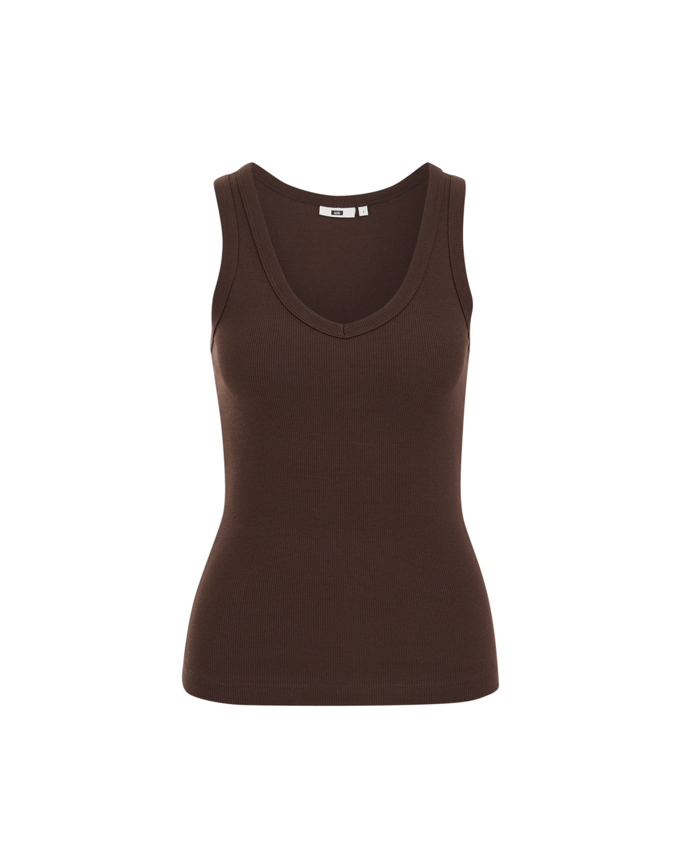 WE Fashion Top in Braun: Vorderseite