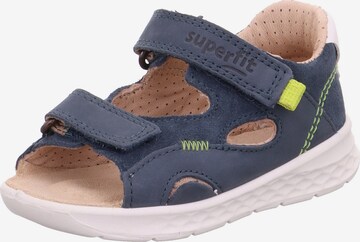 Chaussures ouvertes 'Lagoon' SUPERFIT en bleu : devant