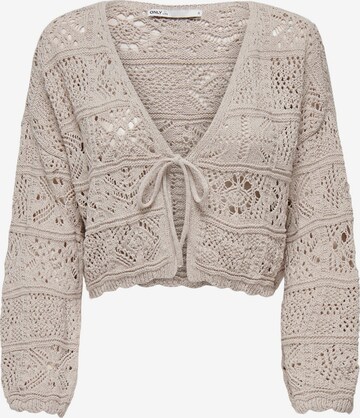 Cardigan 'Beach' ONLY en beige : devant